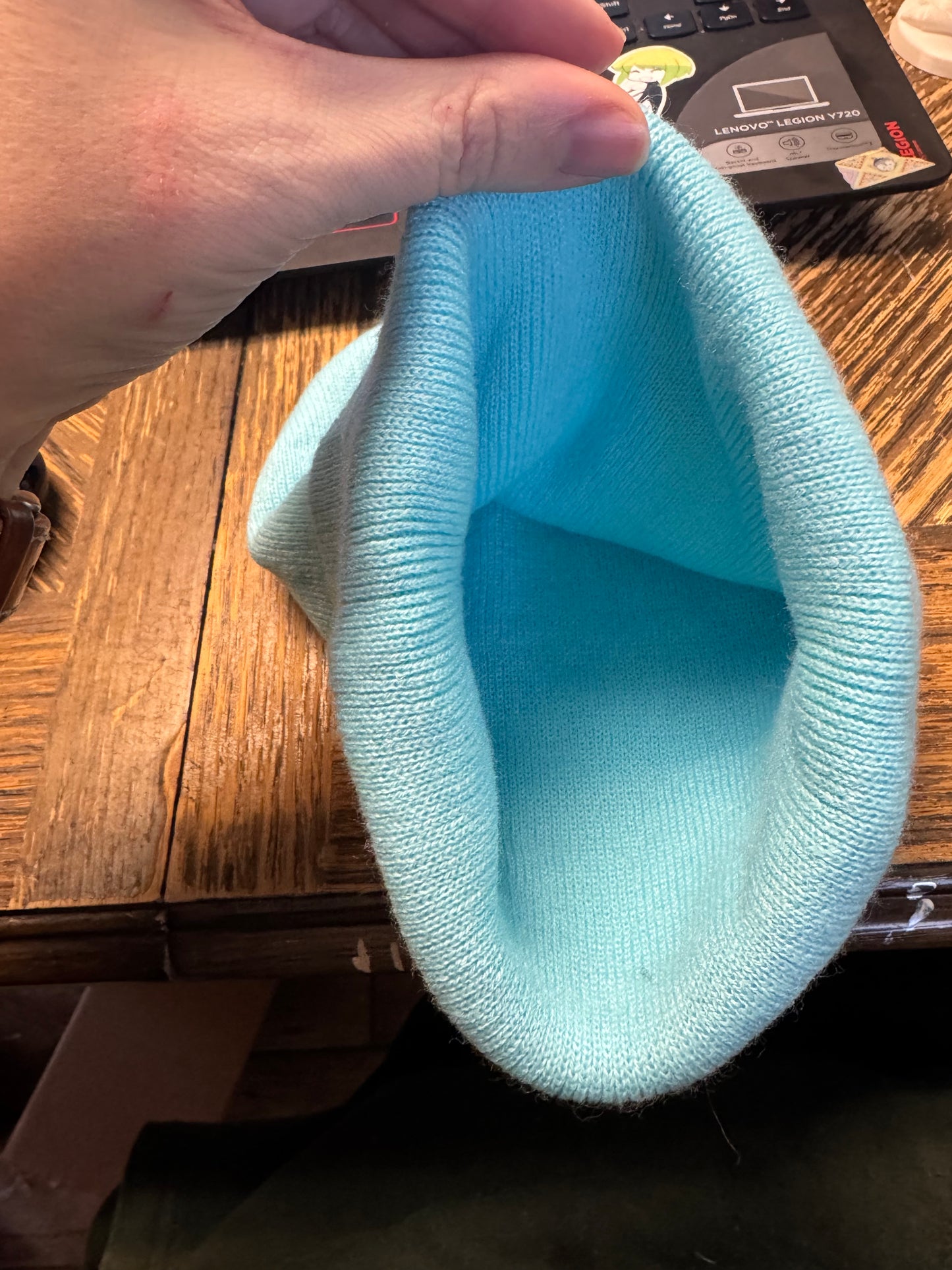 Clearance - Vaporeon Beanie - Embroidered Knit - Handmade