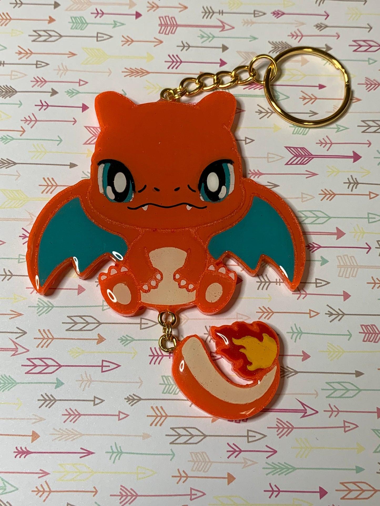 Made to Order Pocket Monster Dangle Tails Set 6 Resin Anime Cosplay Accessory
