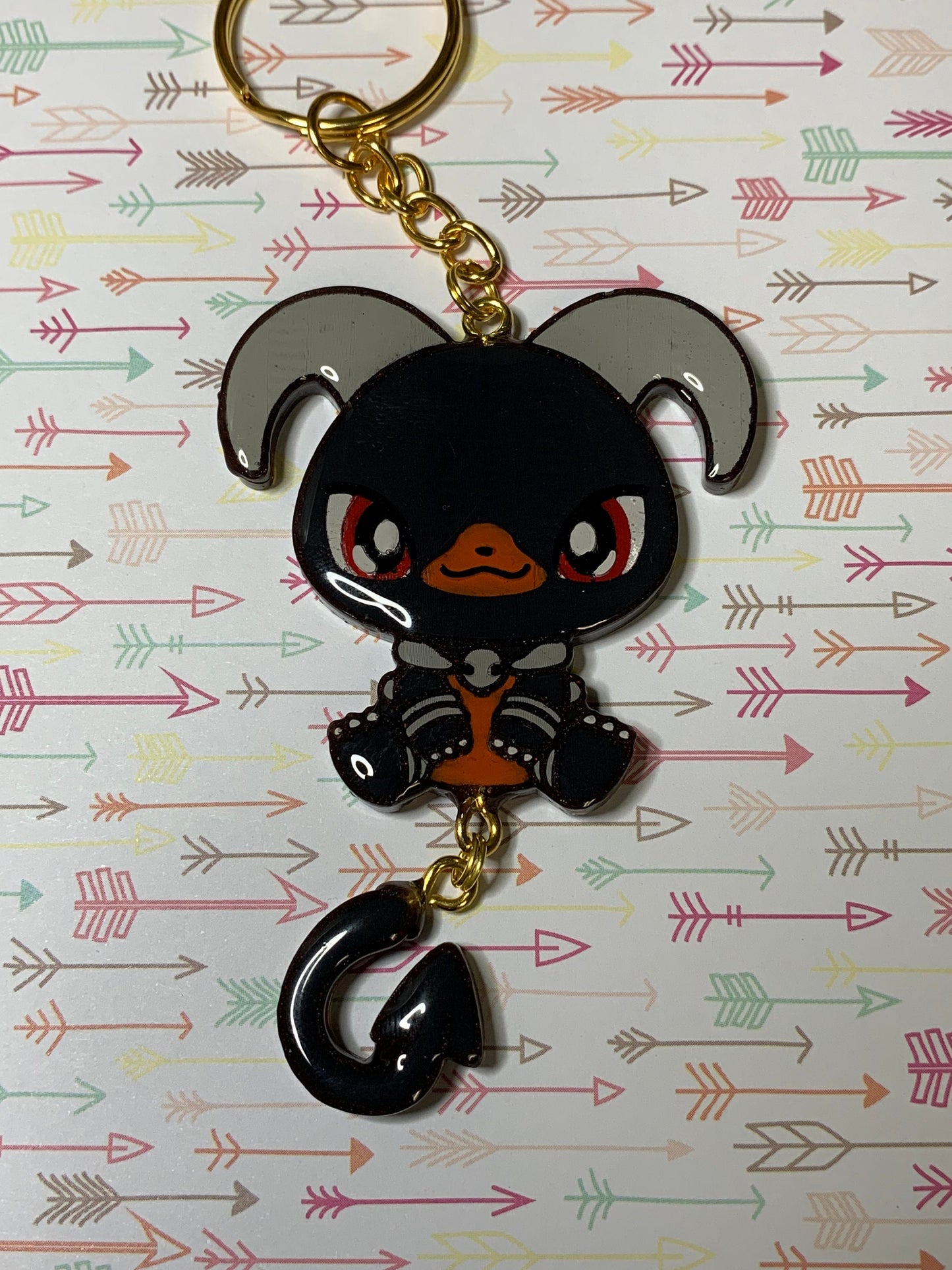 Made to Order Pocket Monster Dangle Tails Set 6 Resin Anime Cosplay Accessory