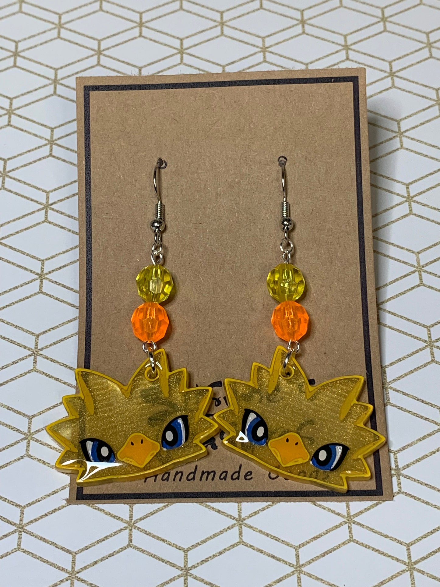 Made to Order Pocket Monster Fish Hook Earrings Set 7 Resin Cosplay Anime