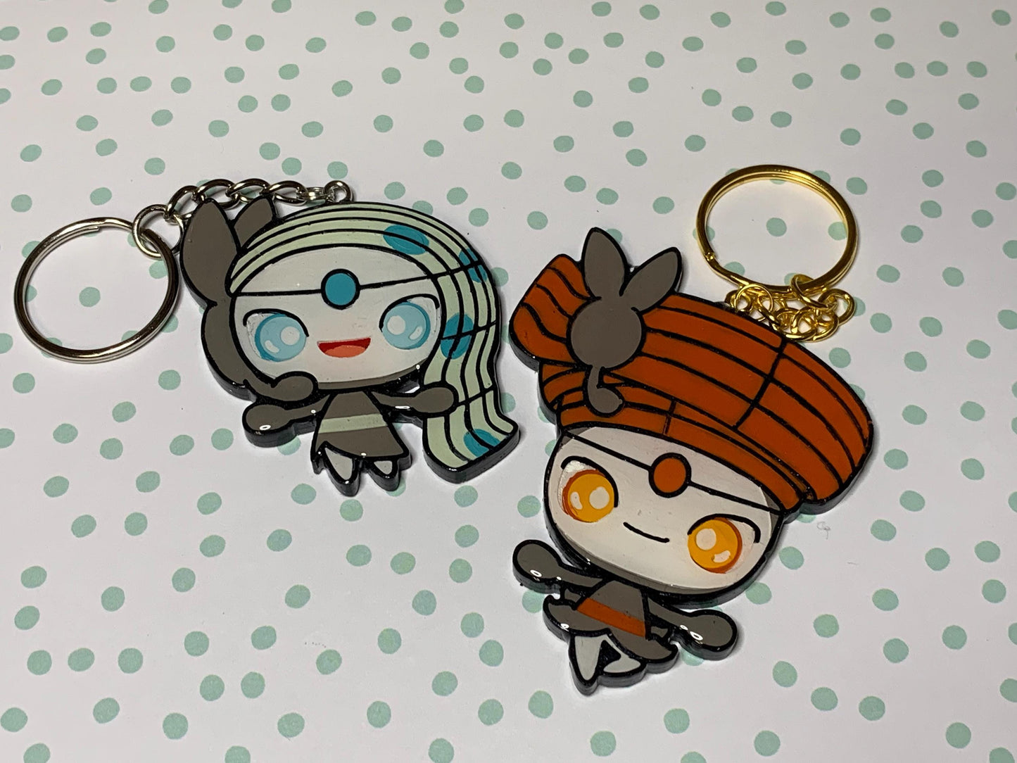 Made to Order Pocket Monster Dangle Tails Set 7 Resin Anime Cosplay Accessory