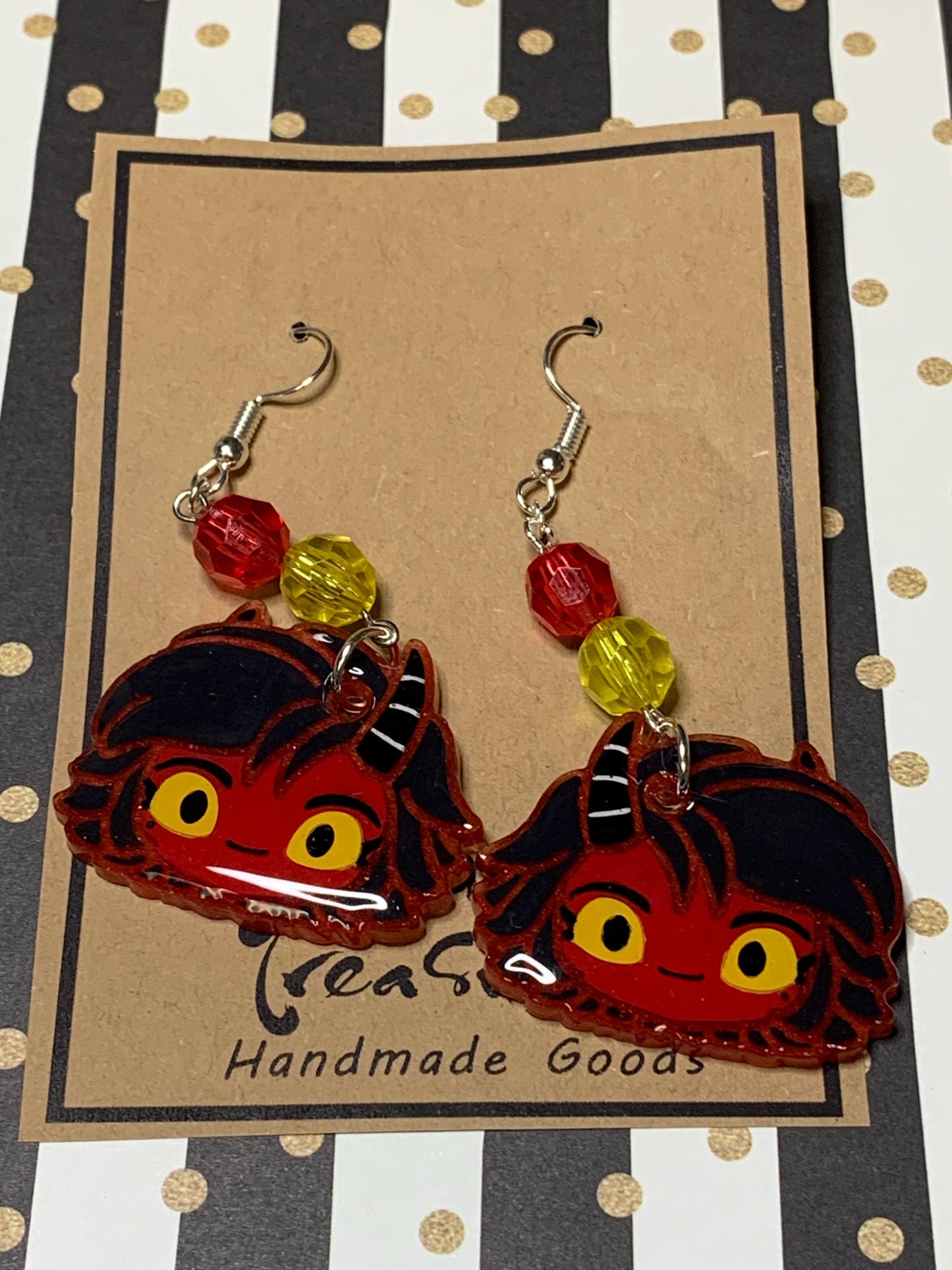 Made to Order - Helluva Boss - Fish Hook Earrings