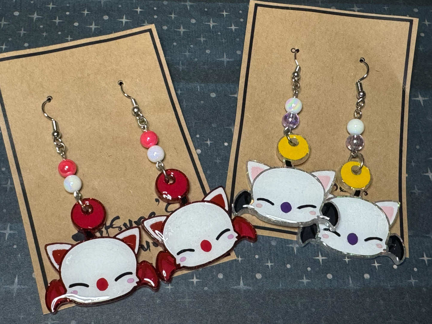 Made to Order Last Fantasy Critter Earrings Anime Game Cosplay
