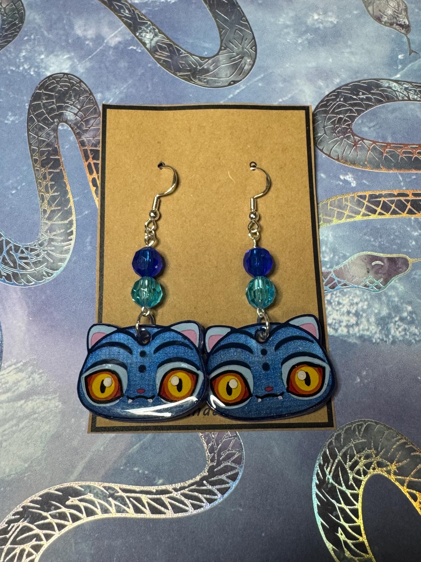 Made to Order K-Pop Demon Critters Dangle Tail & Earring Accessory Anime Cosplay
