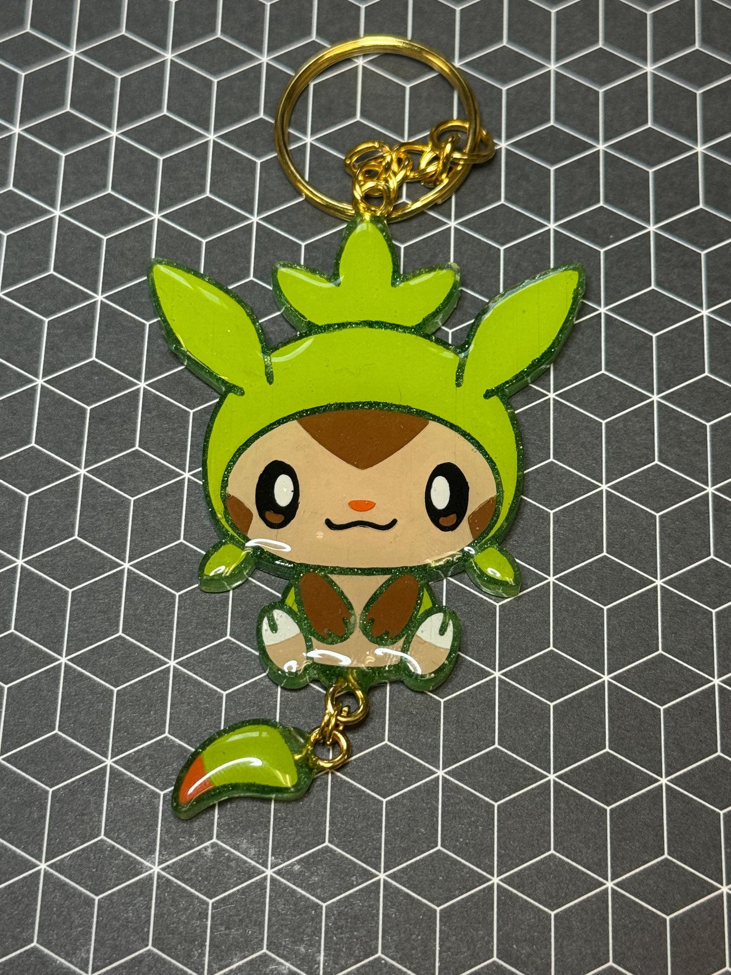 Made to Order Pocket Monster Dangle Tails Resin Anime Cosplay Accessory