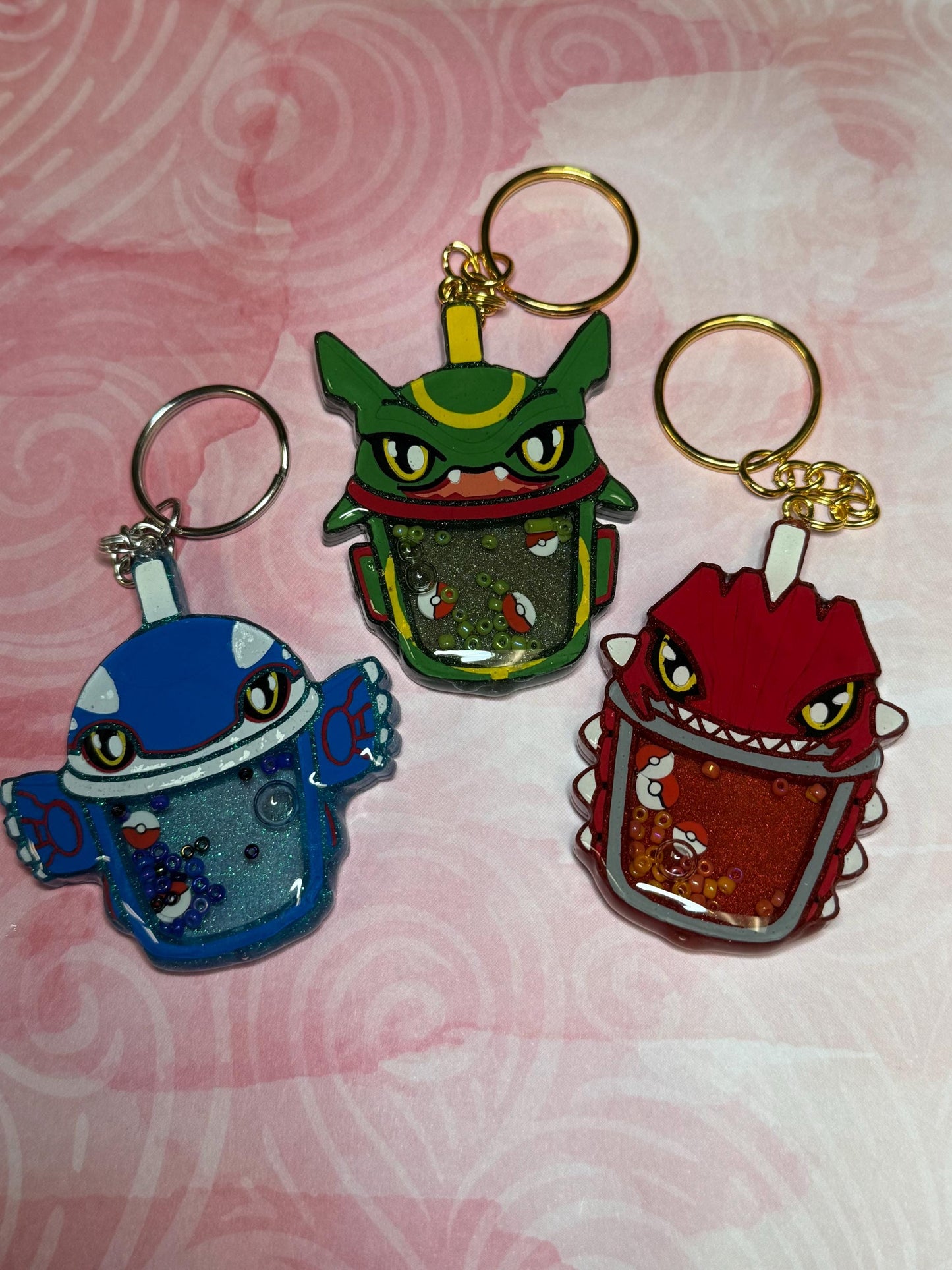 Made to Order Legendary Pocket Monster Boba Teacups Resin Anime Cosplay