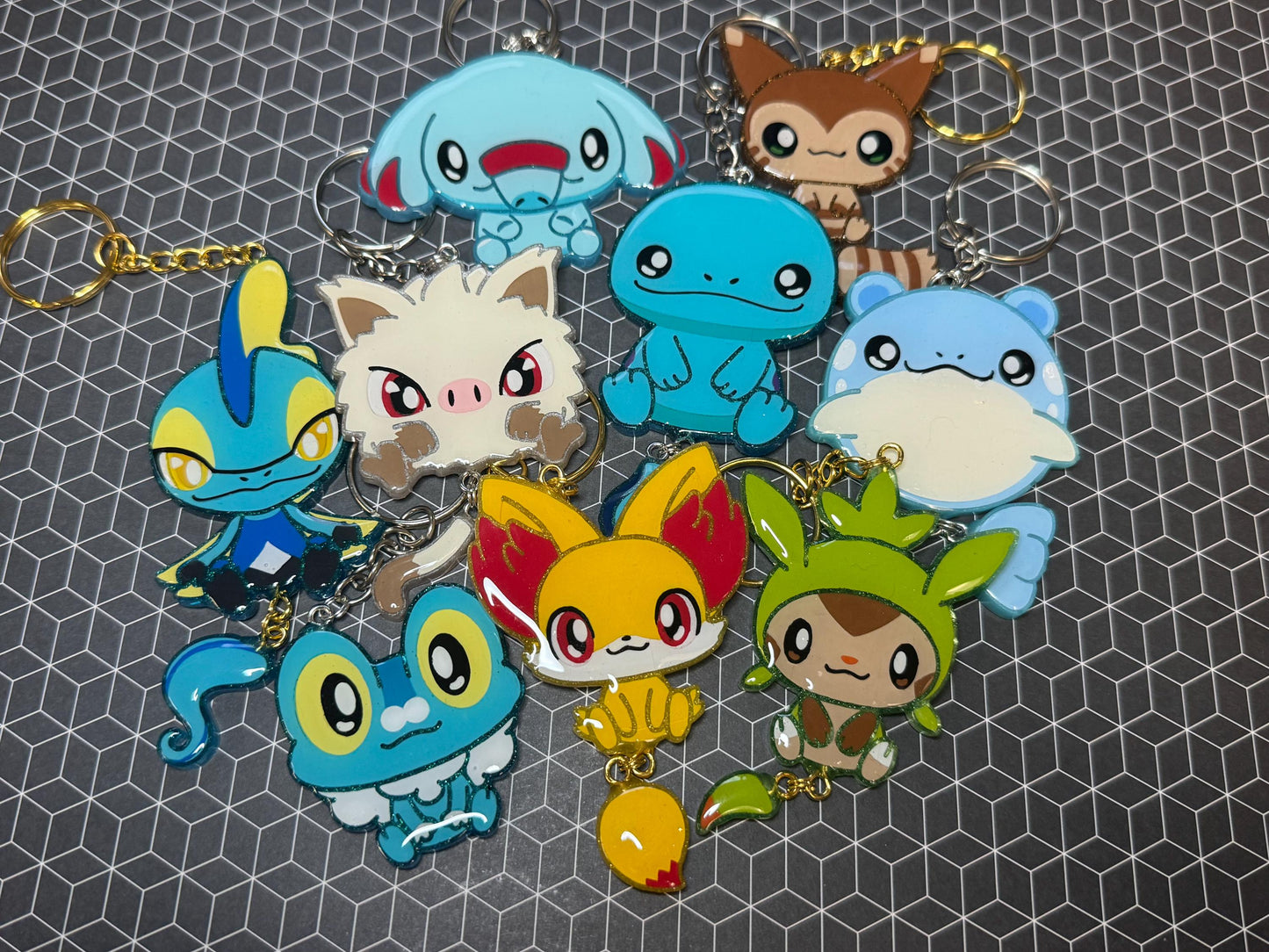 Made to Order Pocket Monster Dangle Tails Resin Anime Cosplay Accessory