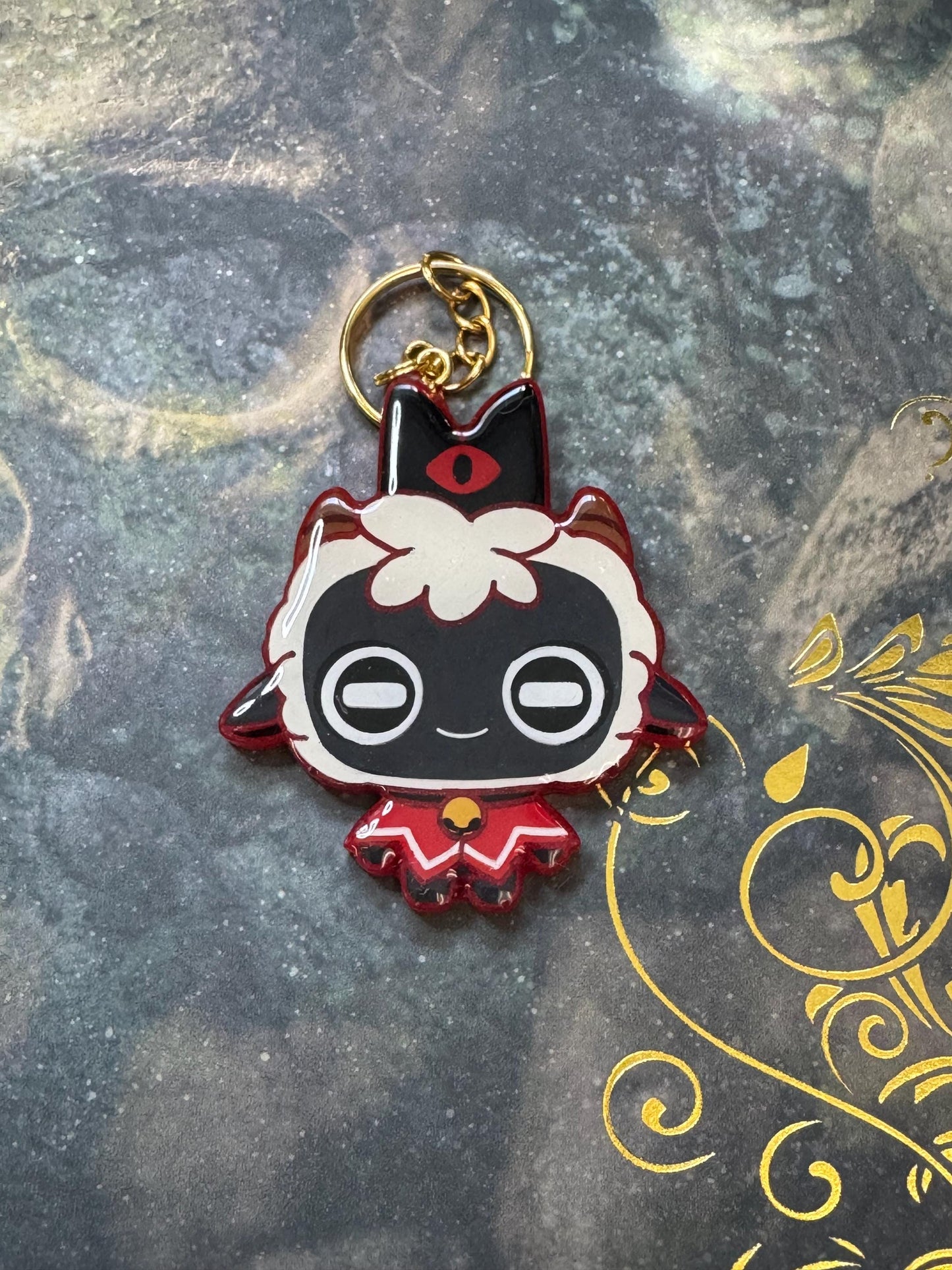 Handmade Animal Cultist Resin Accessory: Phone Grip, Magnet, Keychain
