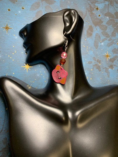 Made to Order - Poke Monster - Fish Hook Earrings - Set 04