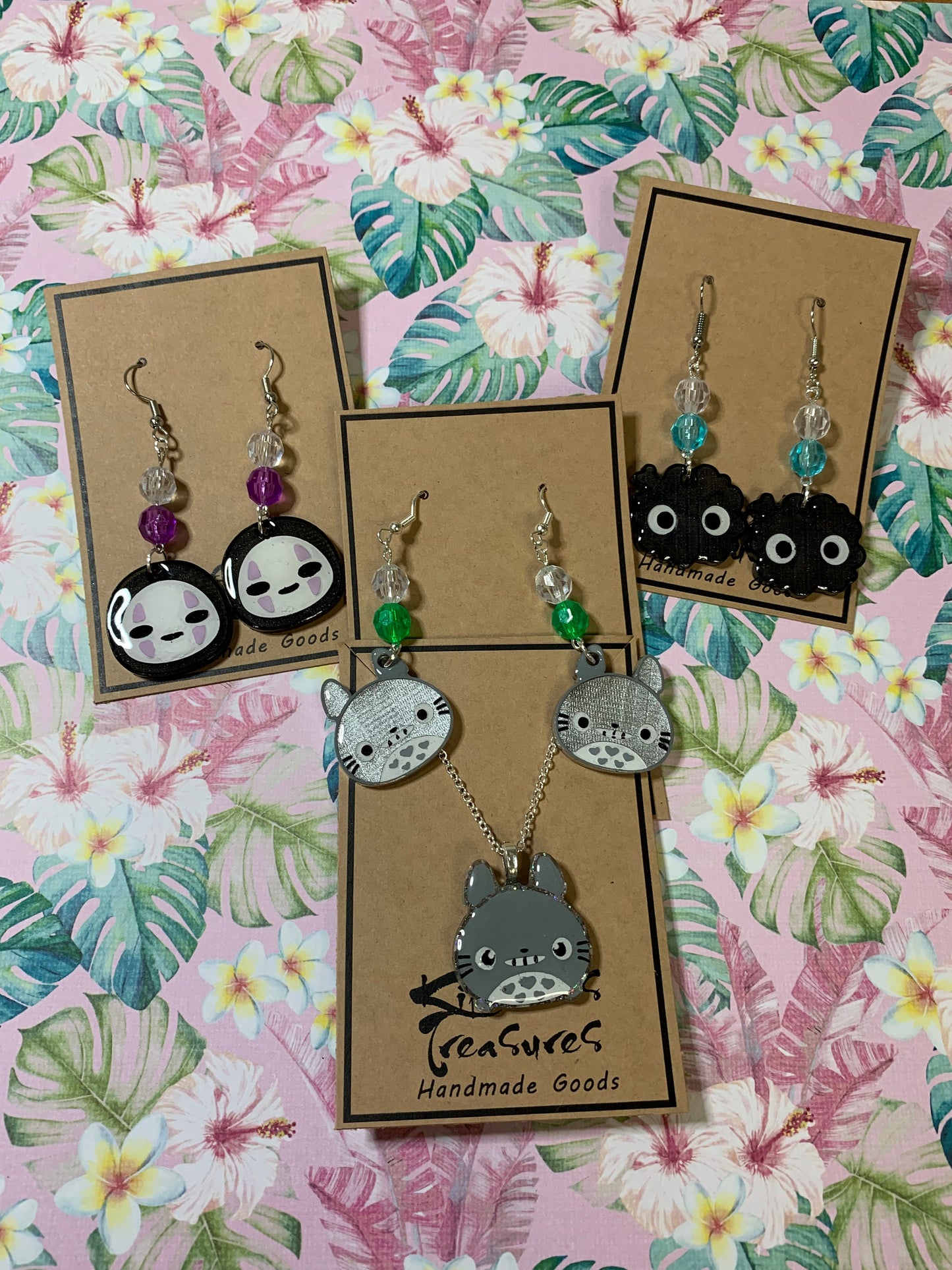 Made to Order - Totoro & Spirited Friends Earrings