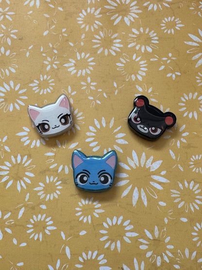 Made to Order - Fairy Tail Kitties - Chibi Faces