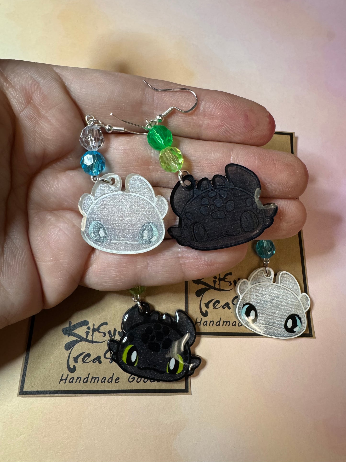 Made to Order - Dragon Training Fish Hook Earrings