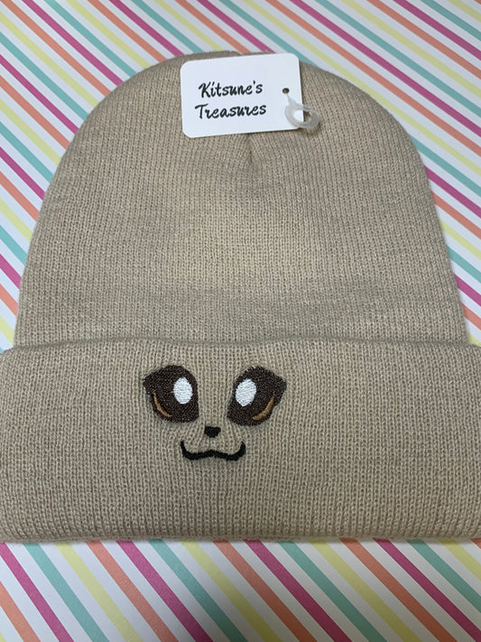 Pre-Made - Leafeon Embroidered Beanie