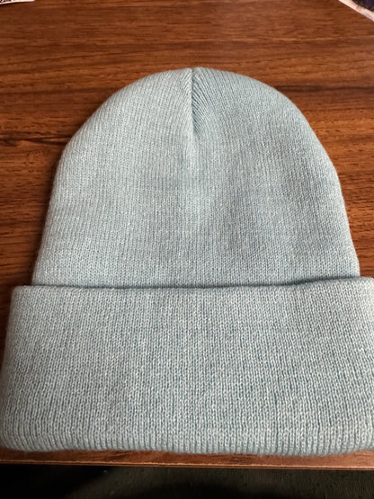 Clearance - Glace Beanie - Embroidered Knit - Handmade