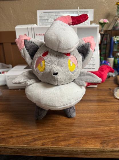 Made to Order - Hisuian Zorua Plush - Handmade