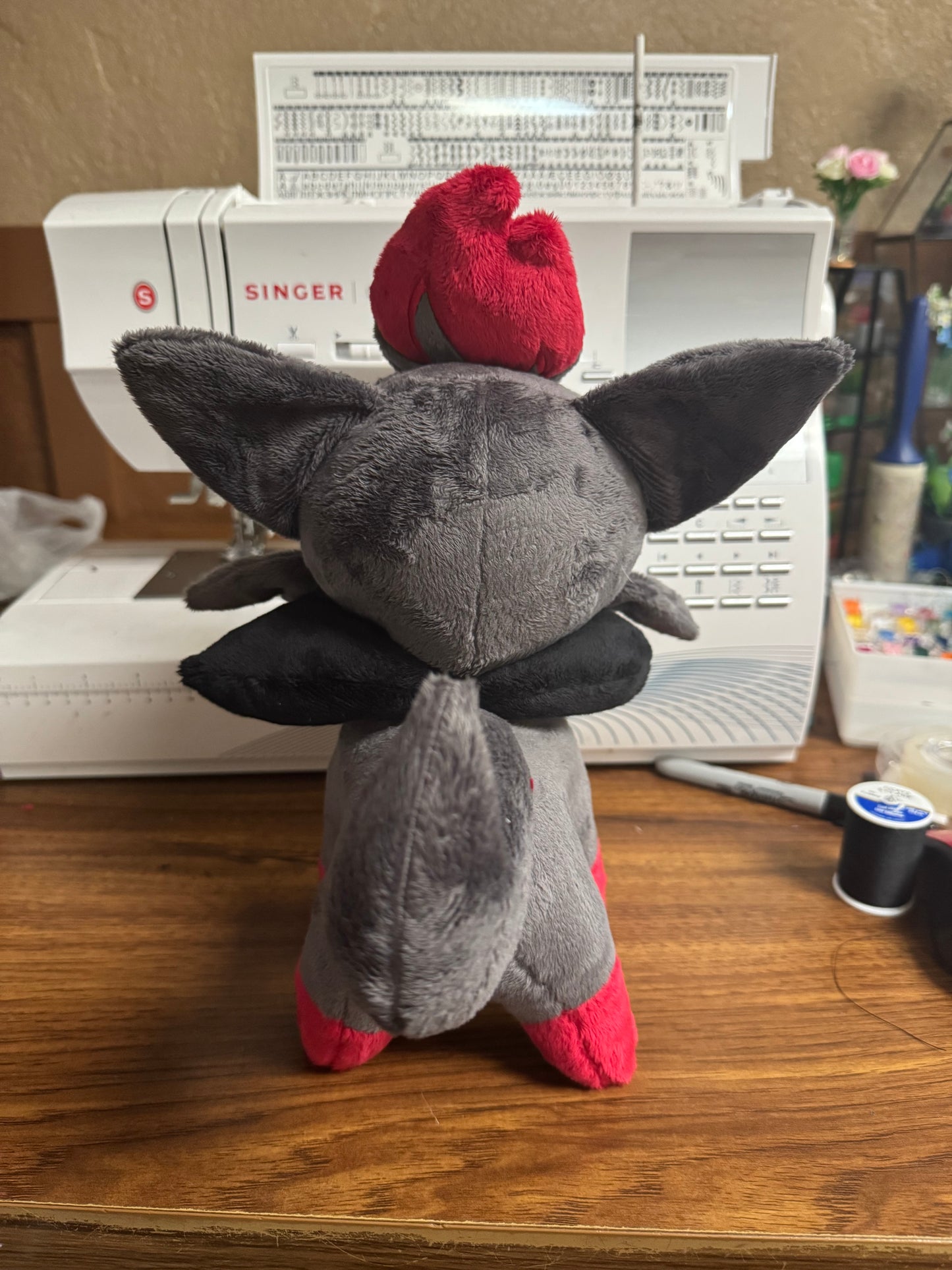 Made to Order - Unova Zorua Plush - Handmade