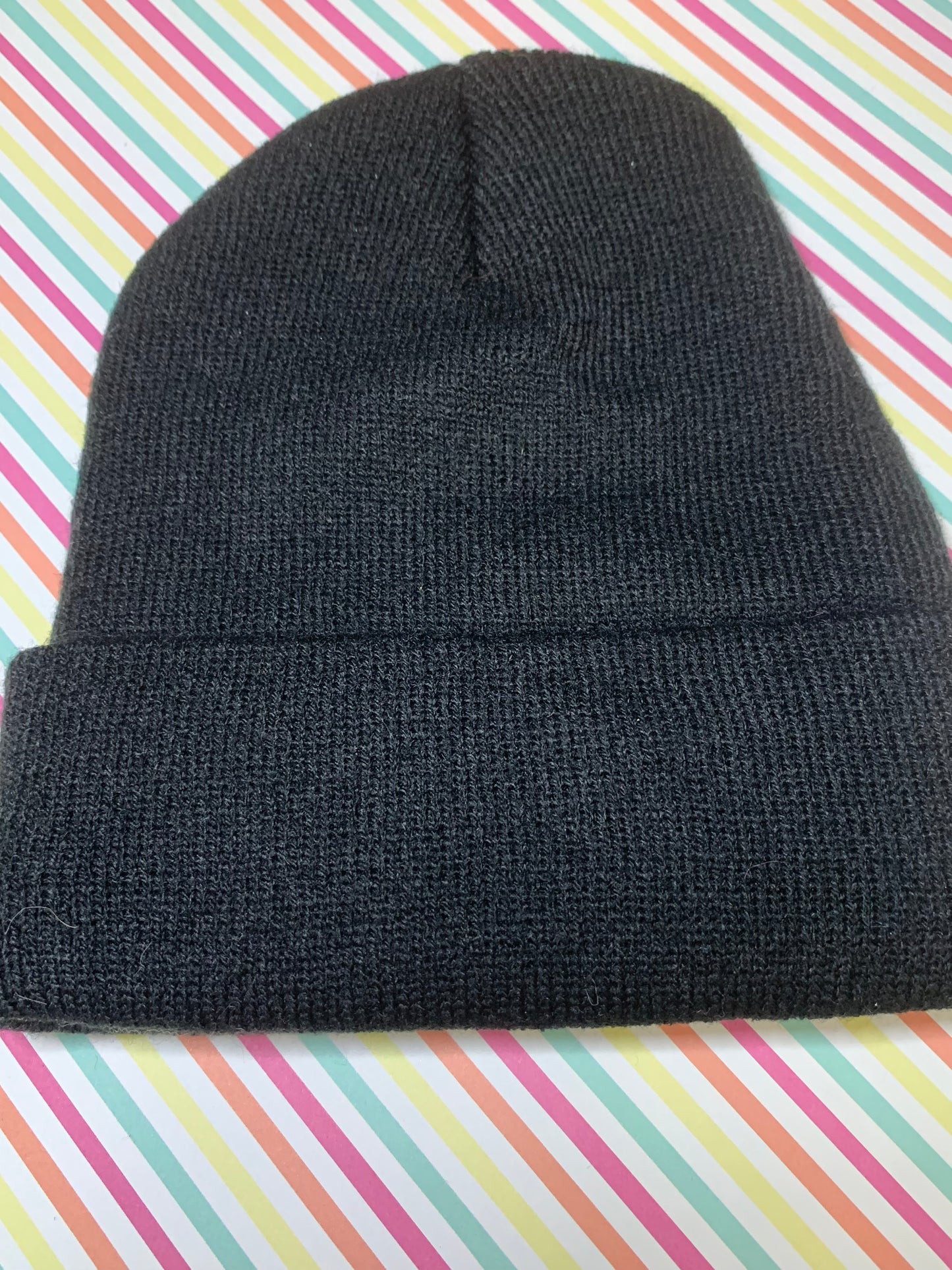 Pre-Made - Umbreon Embroidered Beanie