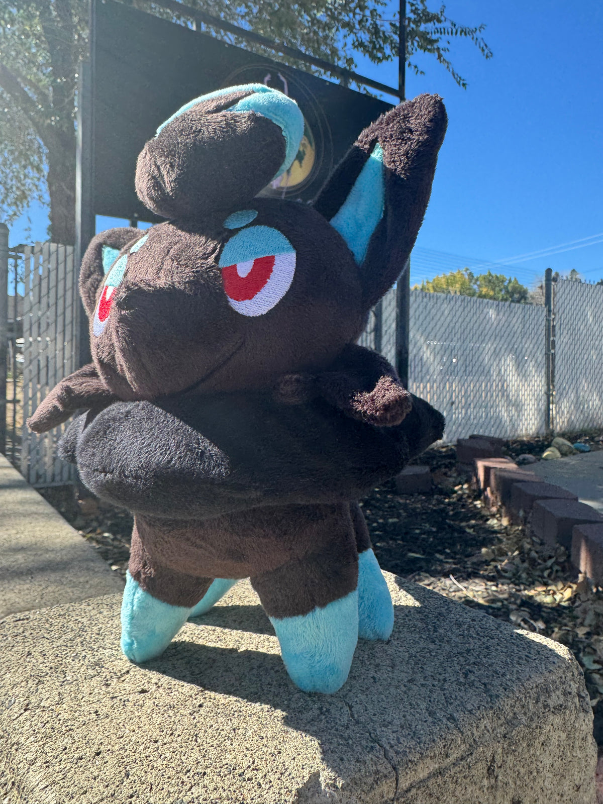 Made to Order - Unova Zorua (Standing) Plush - Handmade