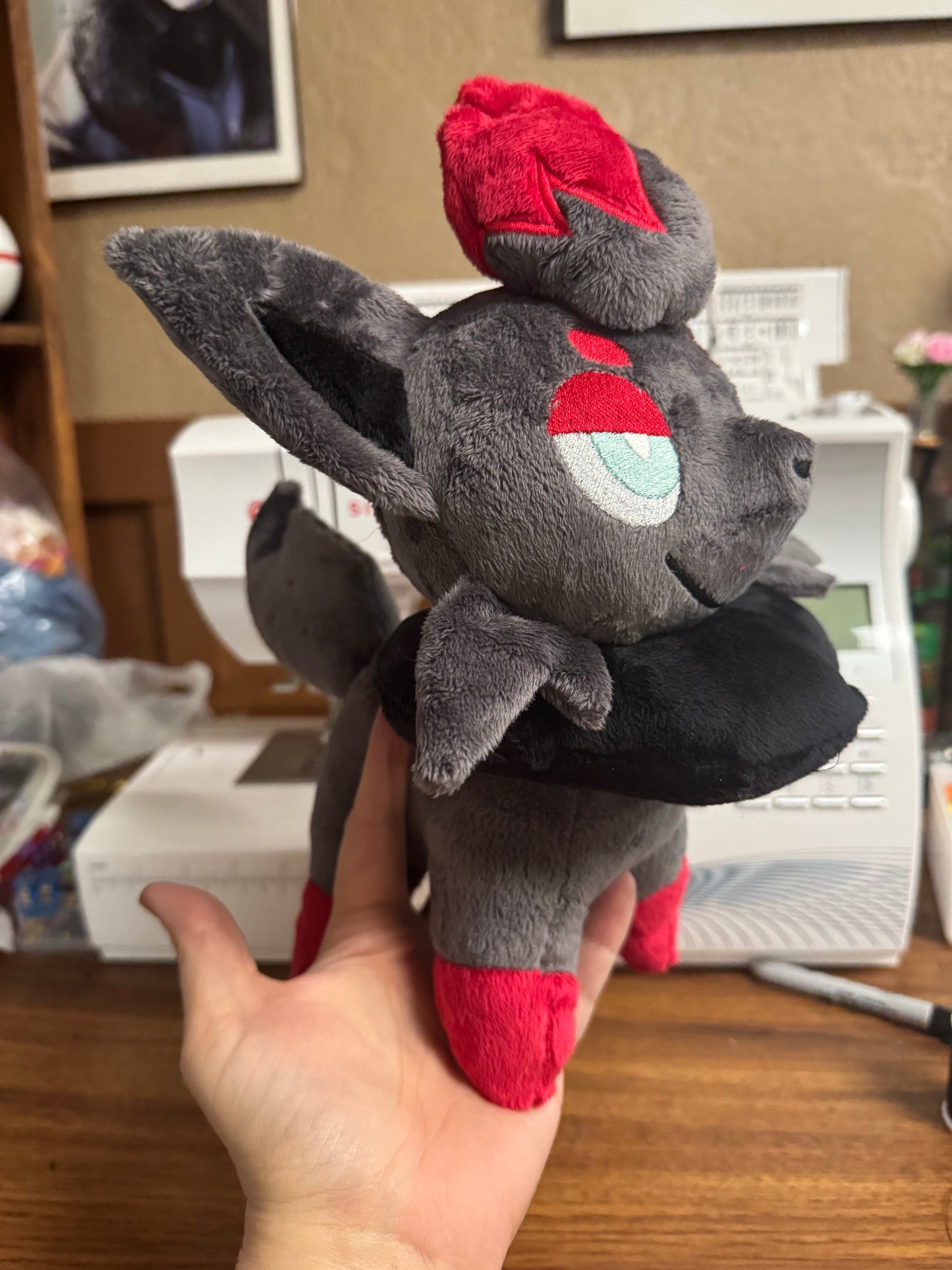 Made to Order - Unova Zorua Plush - Handmade