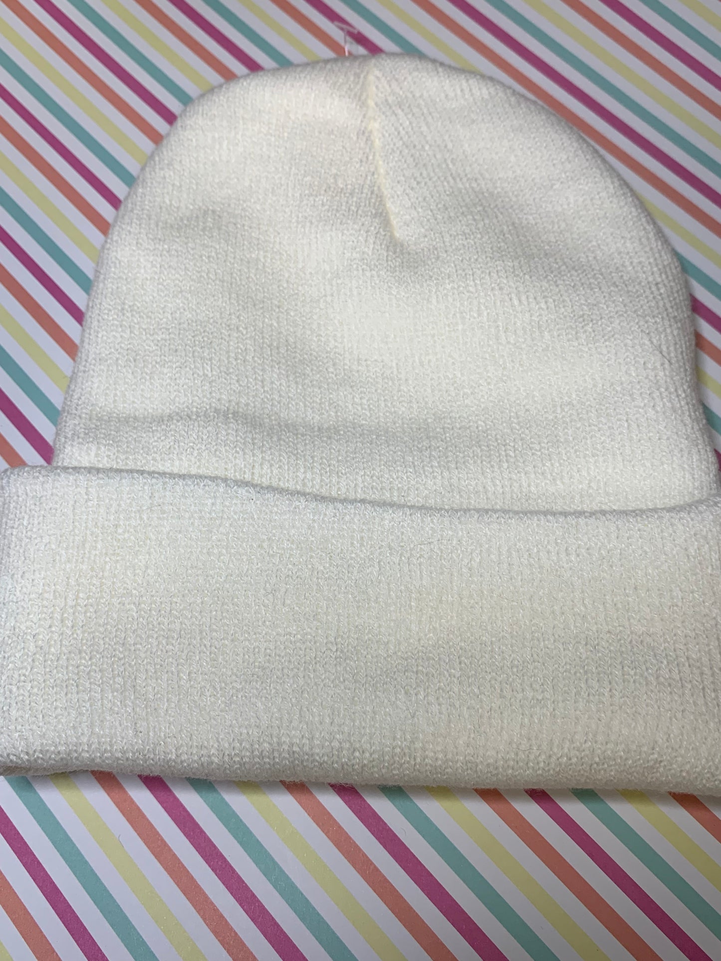 Pre-Made - Sylveon Embroidered Beanie