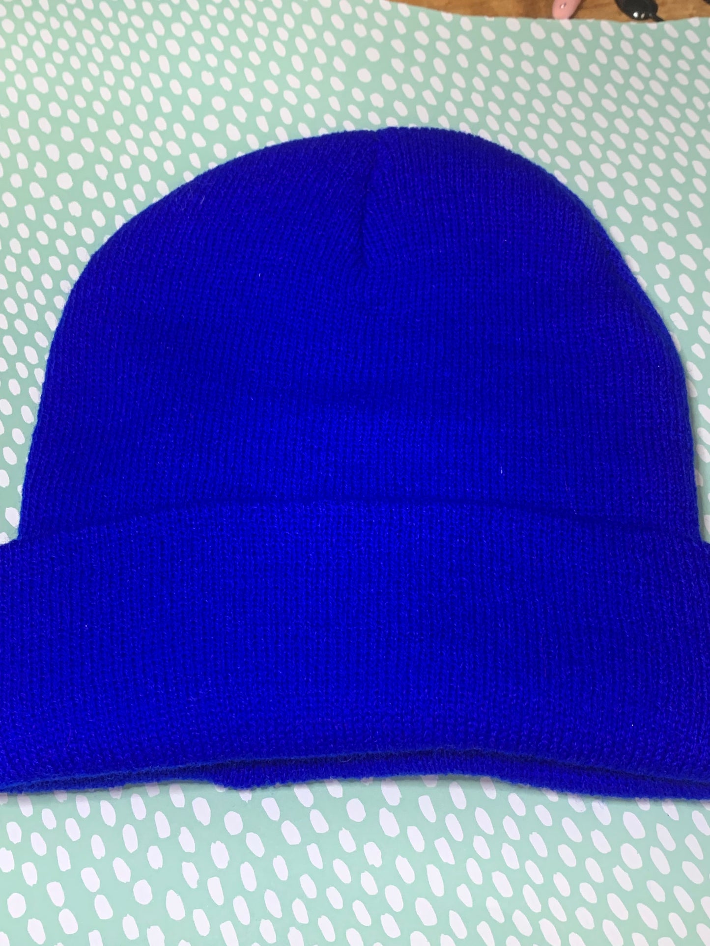 Pre-Made - Sonic the Hedgehog Embroidered Beanie