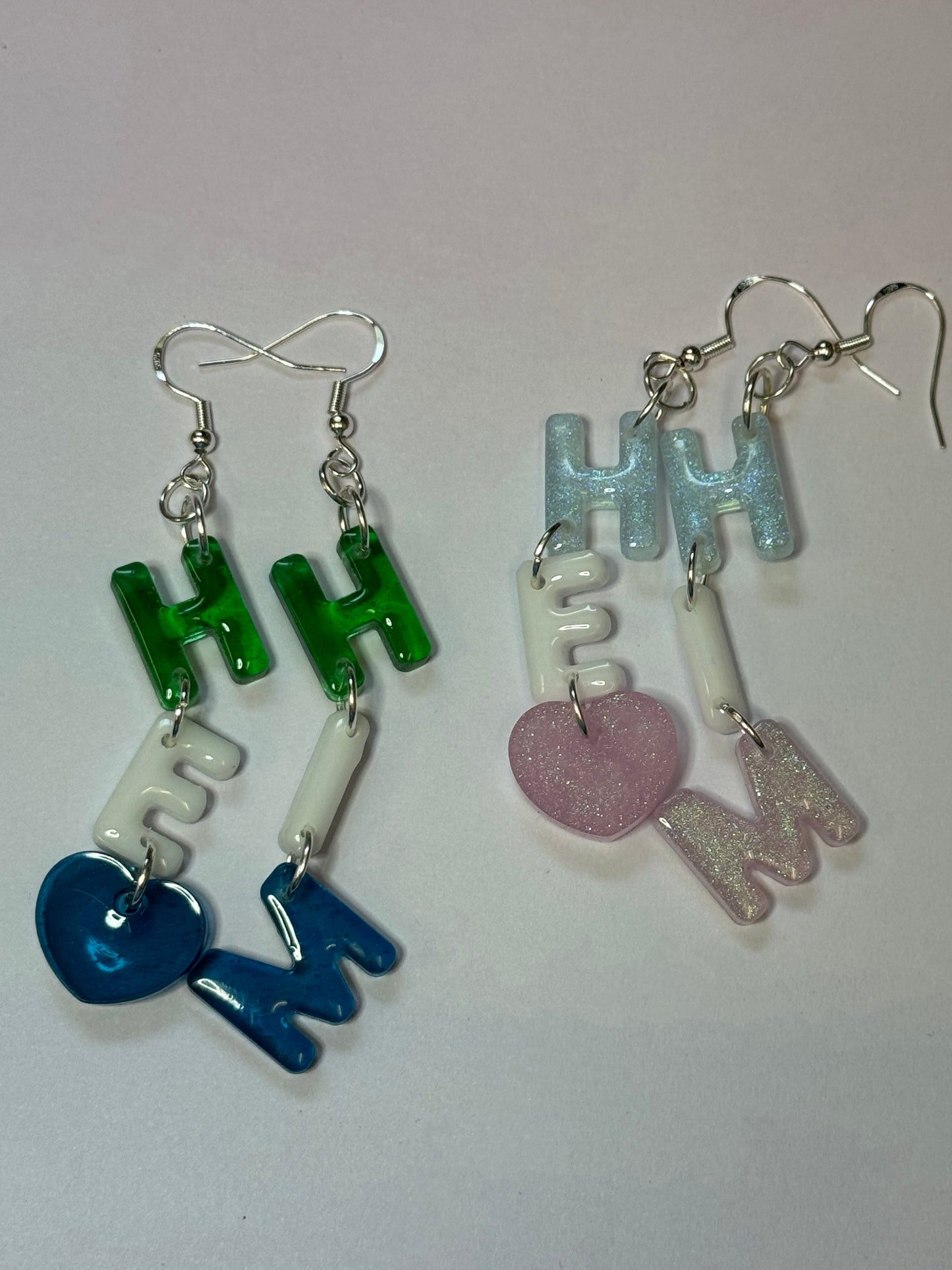 Made to Order - He/Him Pronouns - Fish Hook Earrings