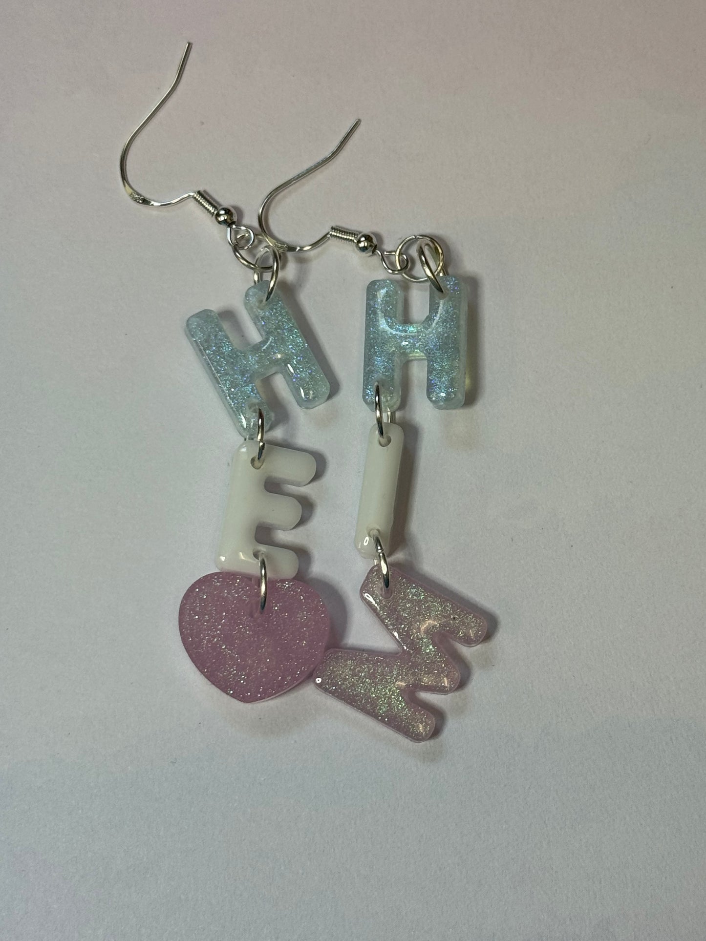 Made to Order - He/Him Pronouns - Fish Hook Earrings