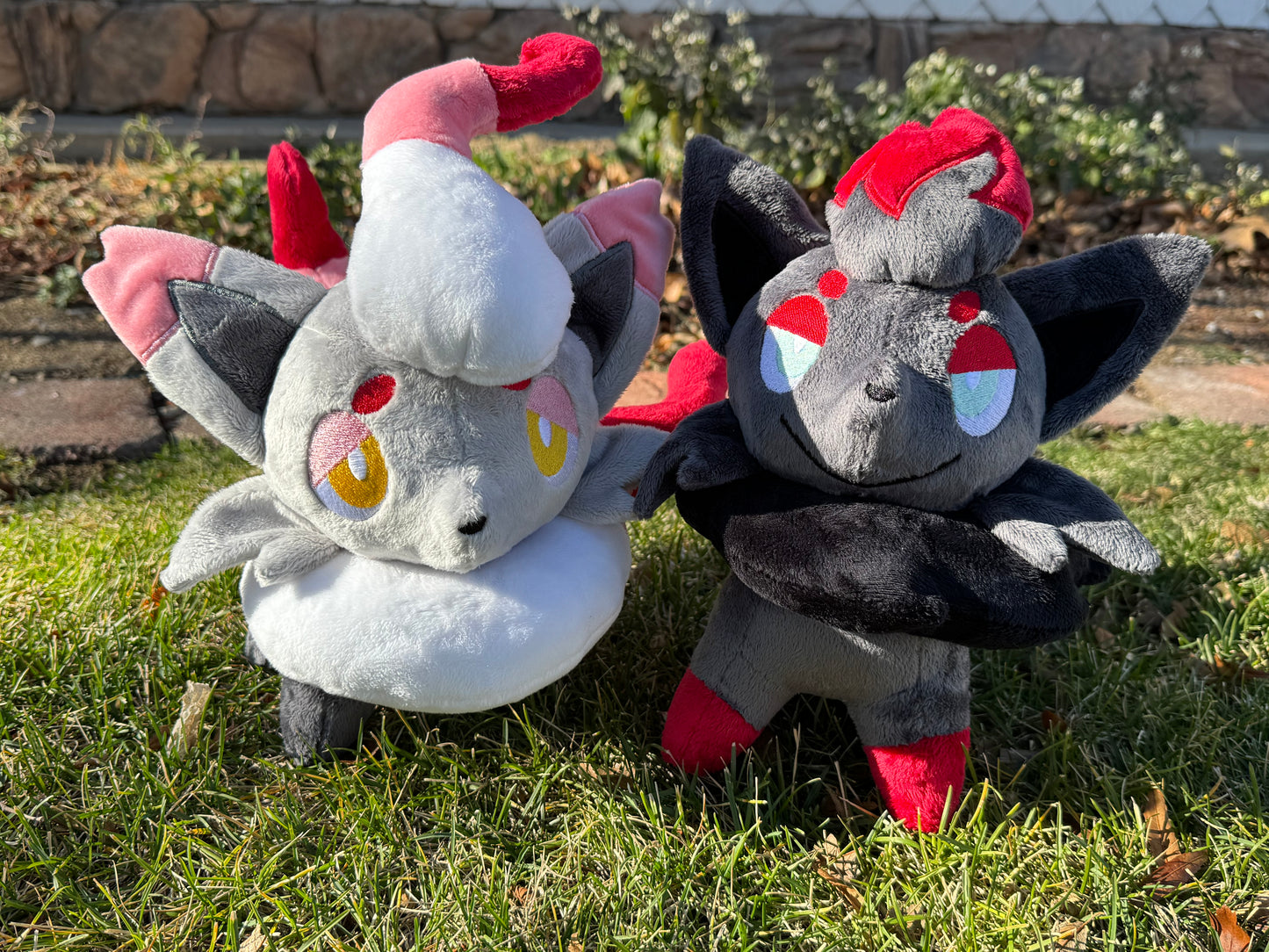 Made to Order - Unova Zorua Plush - Handmade