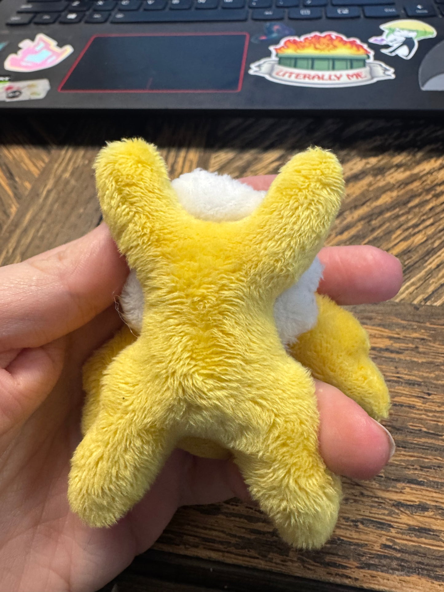 Clearance - Tiny Jolteon Plush - Palm Sized - Handmade OOAK