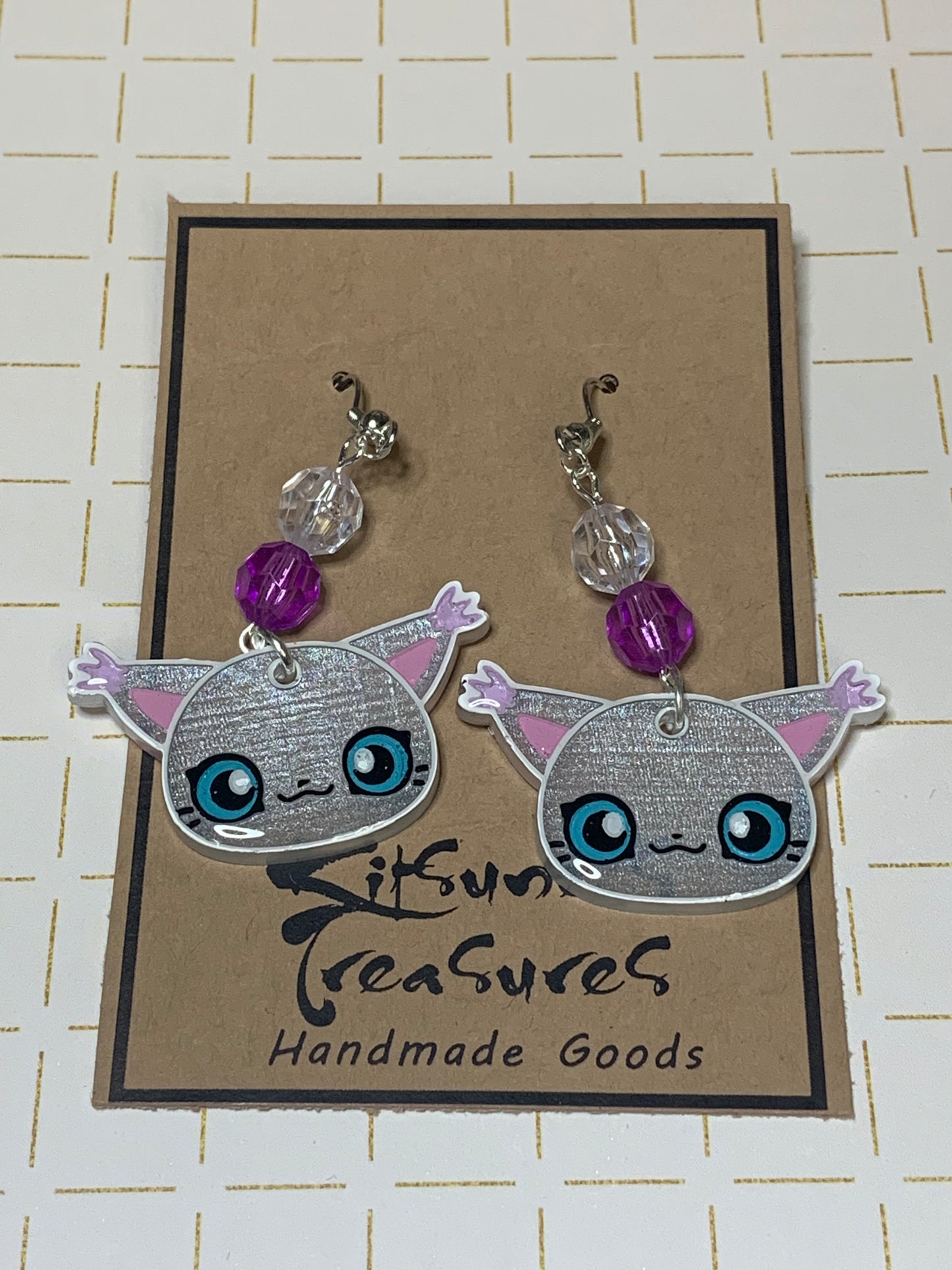 Made to Order - Digital Monster Earrings