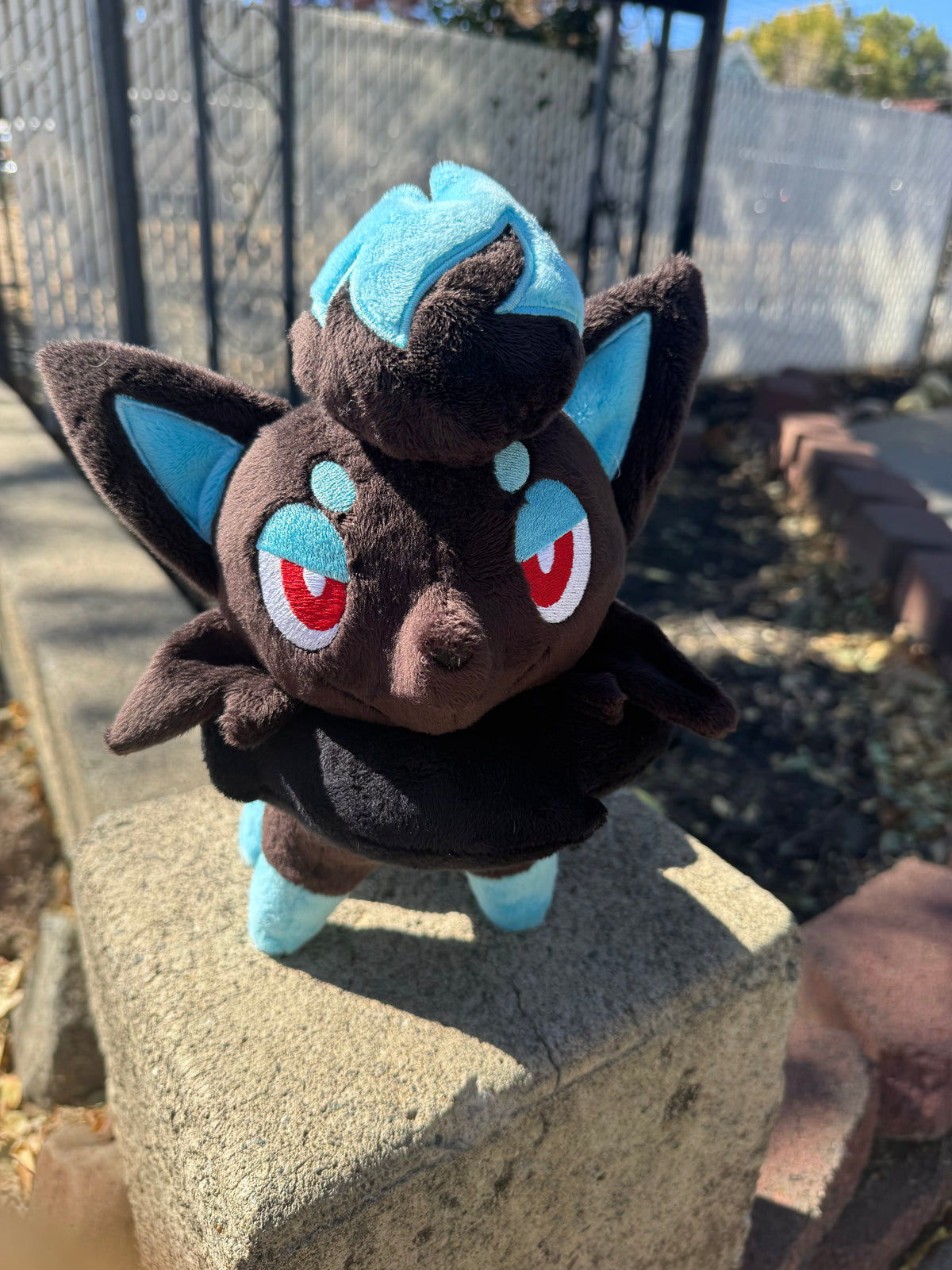Made to Order - Unova Zorua (Standing) Plush - Handmade