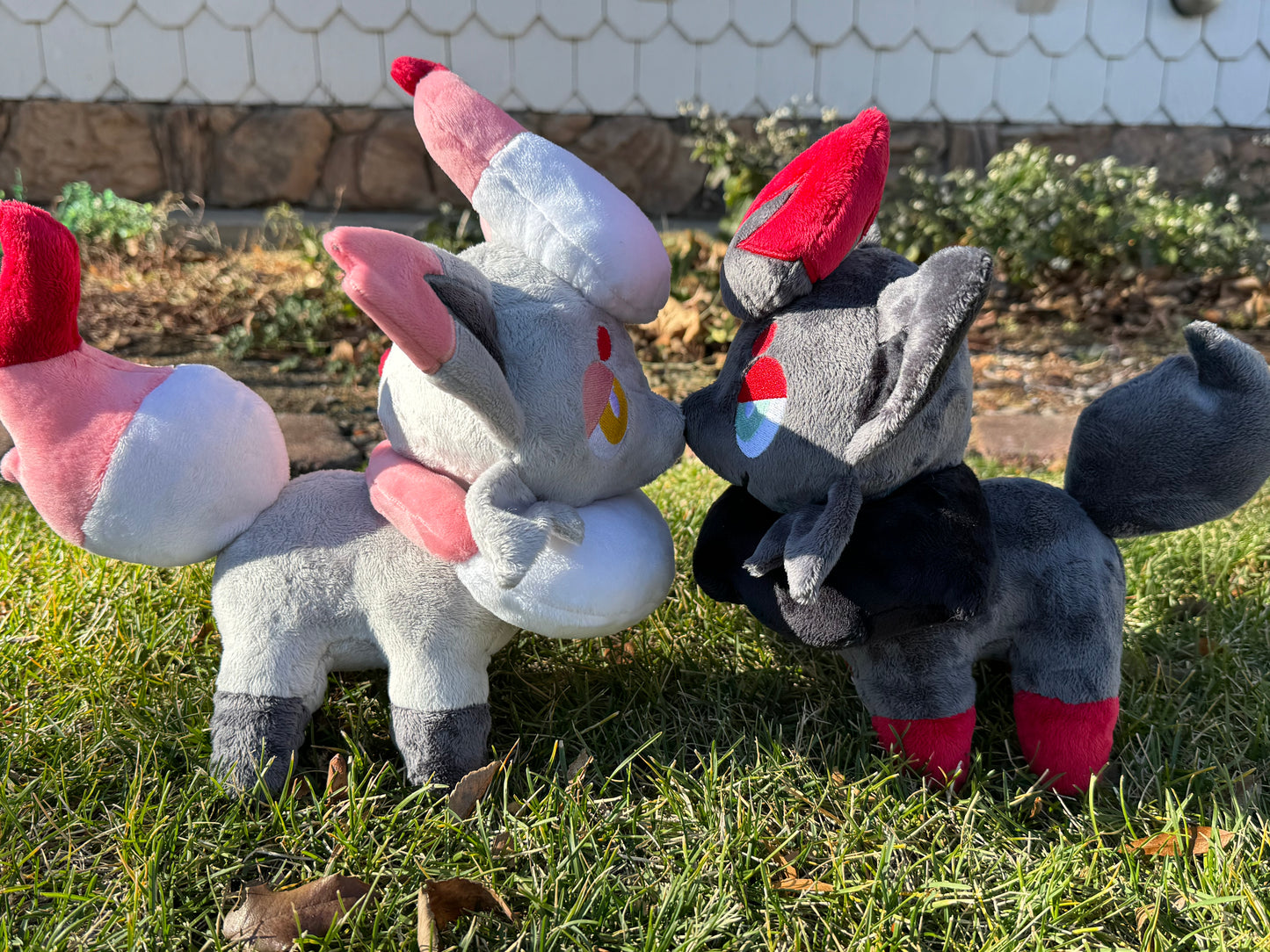Made to Order - Unova Zorua Plush - Handmade