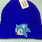 Pre-Made - Sonic the Hedgehog Embroidered Beanie