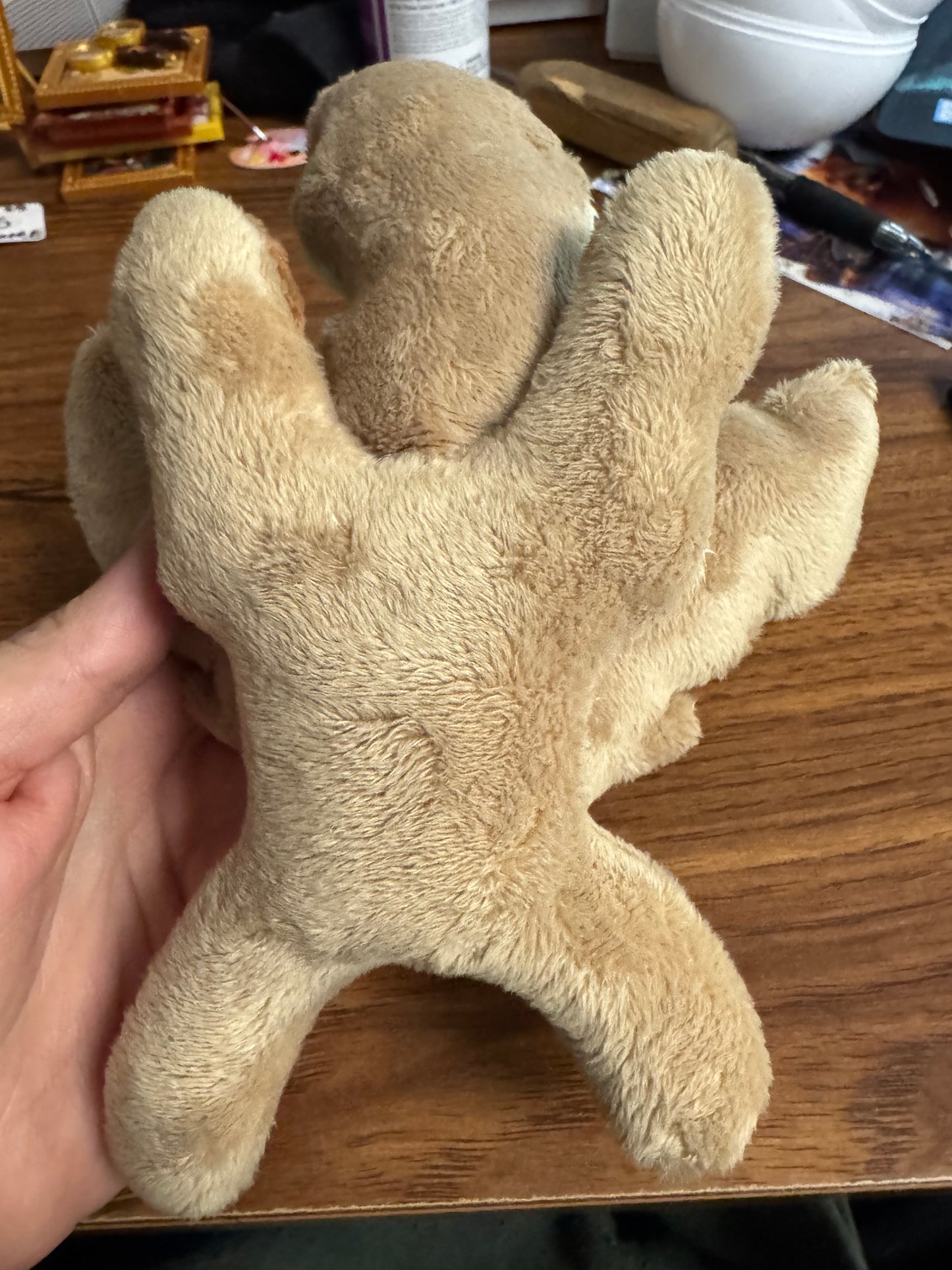 Clearance - Sm/Med SHINY Leaf Plush - Hand Sized - Handmade OOAK