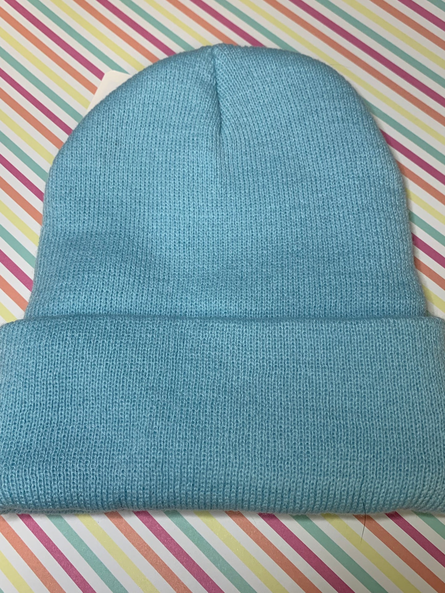 Pre-Made - Glaceon Embroidered Beanie