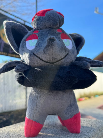 Made to Order - Unova Zorua Plush - Handmade