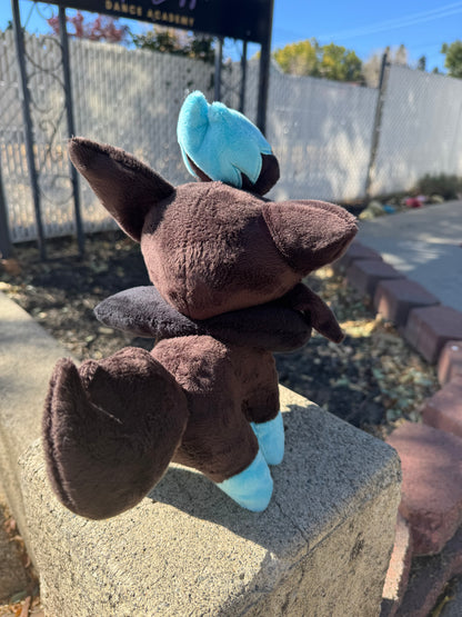 Made to Order - Unova Zorua (Standing) Plush - Handmade