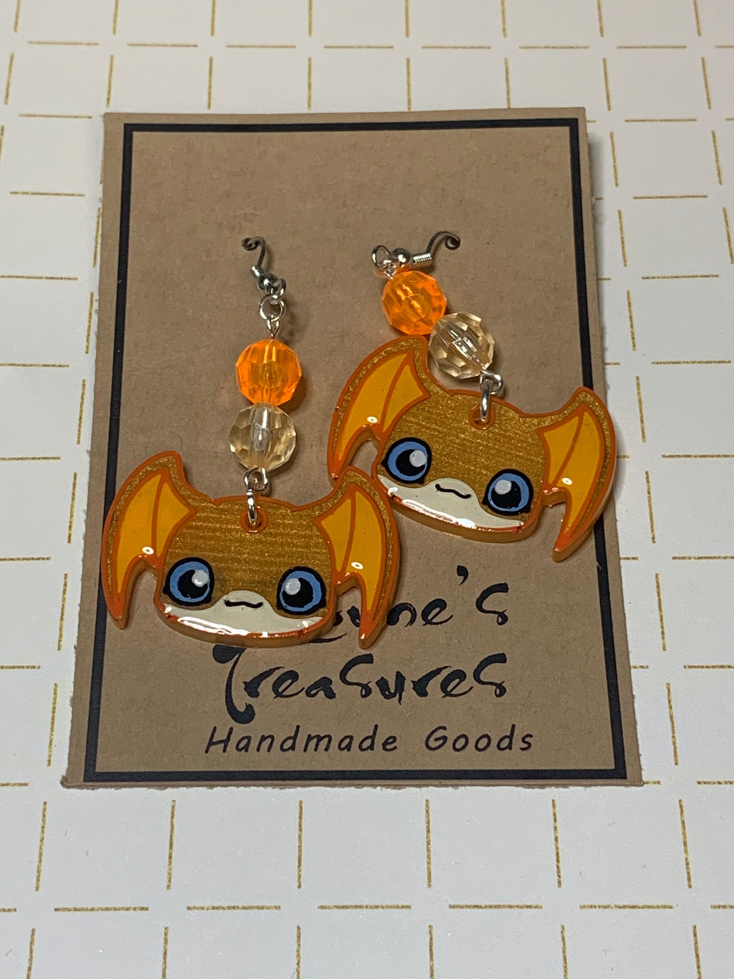 Made to Order - Digital Monster Earrings