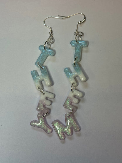 Made to Order - They/Them Pronouns - Fish Hook Earrings