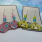 Made to Order - Pokemon Fish Hook Earrings Set 1