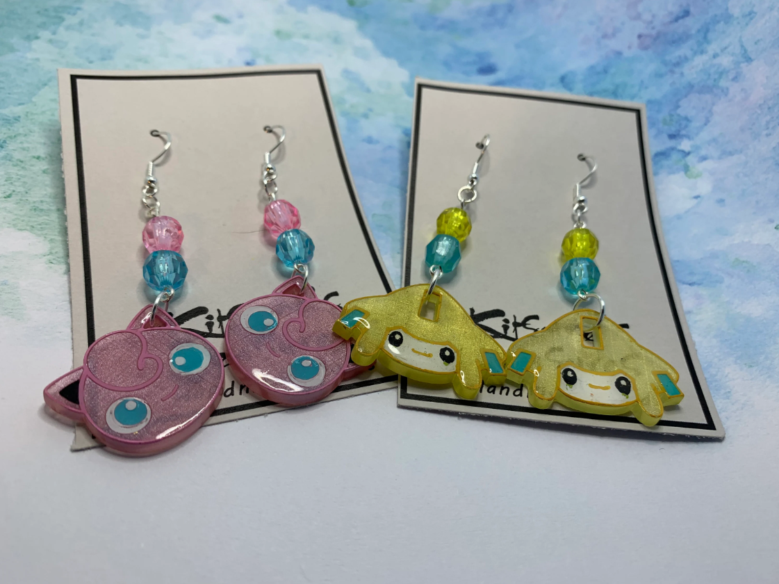 Made to Order - Pokemon Fish Hook Earrings Set 1