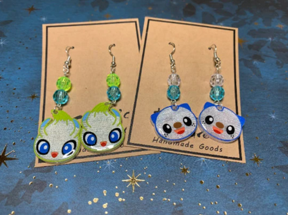 Made to Order - Poke Monster - Fish Hook Earrings - Set 04