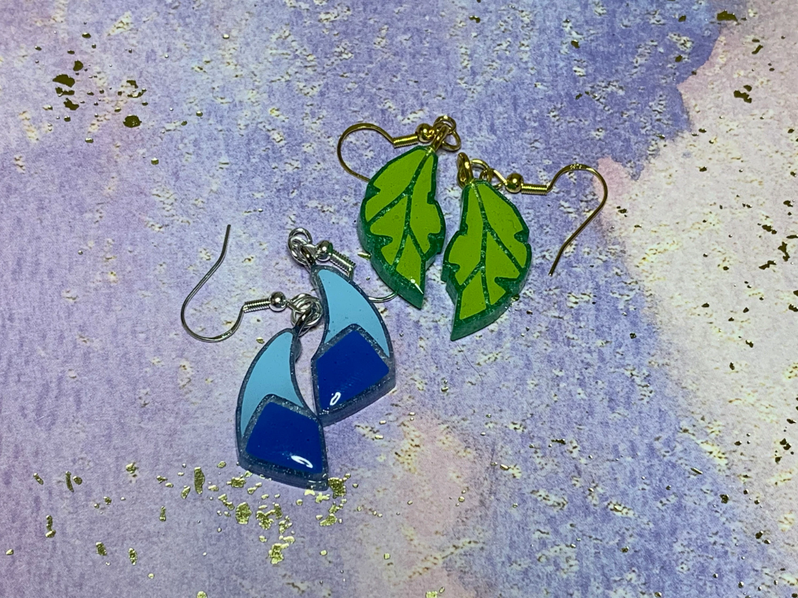 Made to Order - Eeveelution Tail Fish Hook Earrings