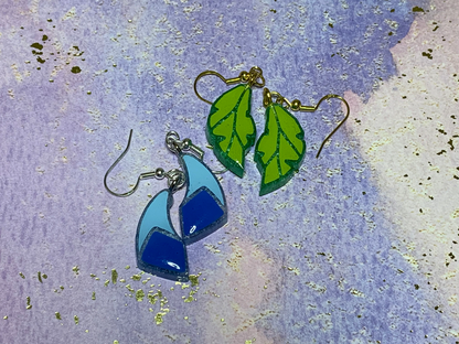 Made to Order - Eeveelution Tails - Fish Hook Earrings