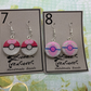 Made to Order - Pokeball Fish Hook Earrings