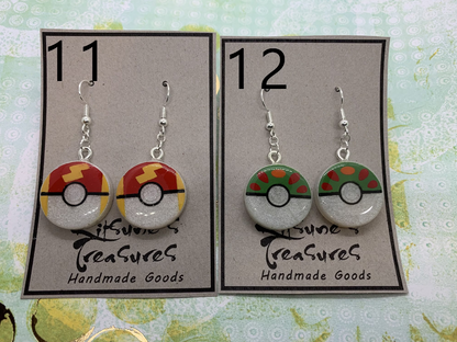 Made to Order - Monster Balls - Fish Hook Earrings