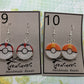 Made to Order - Pokeball Fish Hook Earrings