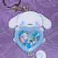 Made to Order Kawaii Kitty White Konnichiwa Hearts Set 1 Resin Shaker Anime Cosplay