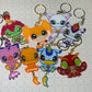 Made to Order Digital Monster Set 1 Dangle Tails Resin Anime Cosplay Accessory