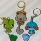 Made to Order Pocket Monster Dangle Tails Set 5 Resin Anime Cosplay Accessory